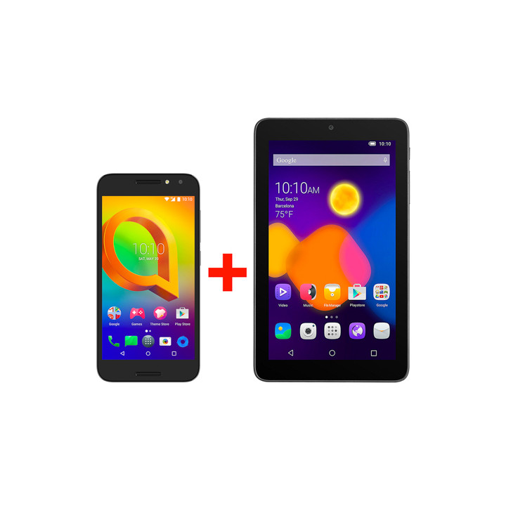 Bundle Alcatel A3 Noir + Tablette 8055 Volcano Noir | EOL