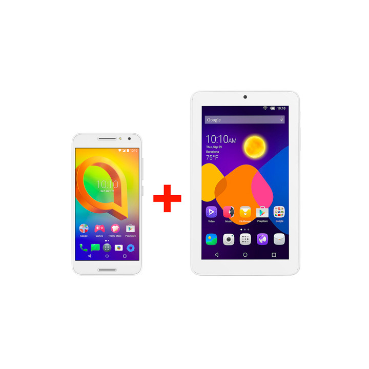 *EOL*BDL ALCATEL A3 WHITE + TAB 8055 SILVER